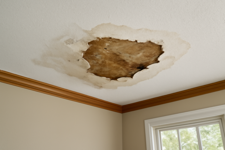 Ceiling Water Damage Repair