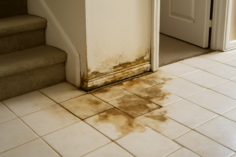 Tile Floor Water Damage Restoration